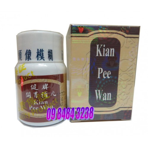 Kian pee wan Tăng cân (Kiện tỳ khai vị bổ hoàn) cho người gầy, biếng ăn, kém ngủ